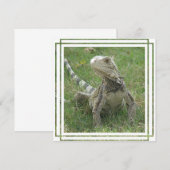 Iguana Invitation Kaart (Voorkant / Achterkant)