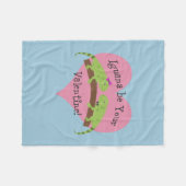 Iguana is je Valentijn Fleece Deken (Voorkant (Horizontaal))