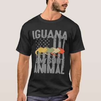  Iguana is mijn dierbare vlag T-shirt