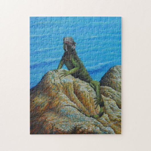 Iguana Jigzaag Puzzle Legpuzzel (Verticaal)