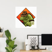 Iguana Jones Poster (Thuiskantoor)
