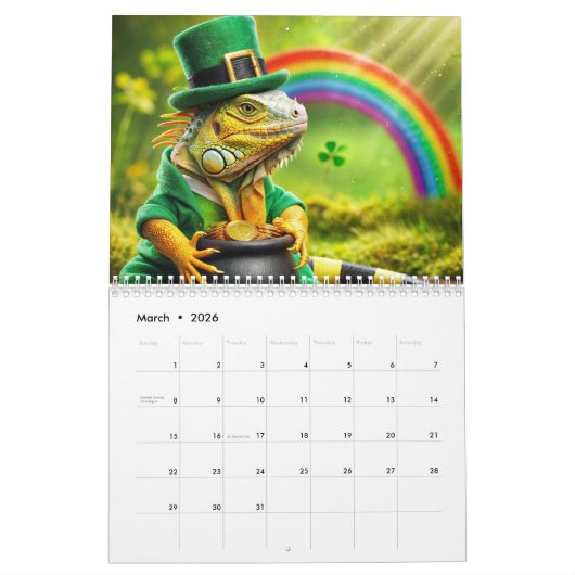 Iguana Kalender (Mar 2026)
