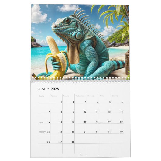 Iguana Kalender (Jun 2026)