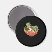 Iguana Kawaii Ramen Funny Pet Gift Magneet (Voorkant / Achterkant)