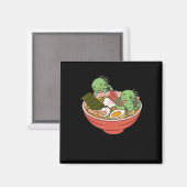 Iguana Kawaii Ramen Funny Pet Gift Magneet (Voorkant / Achterkant)