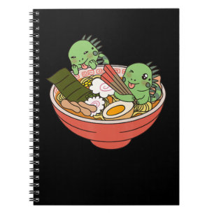Iguana Kawaii Ramen Funny Pet Gift Notitieboek