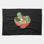 Iguana Kawaii Ramen Funny Pet Gift Theedoek (Horizontaal)