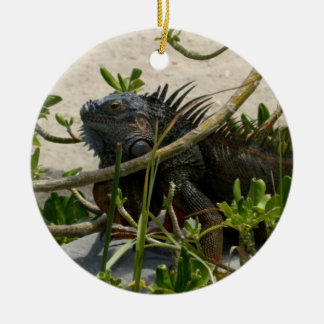 Iguana Keramisch Ornament