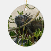Iguana Keramisch Ornament (Links)