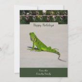 Iguana Kerst Kaart (Voorkant)