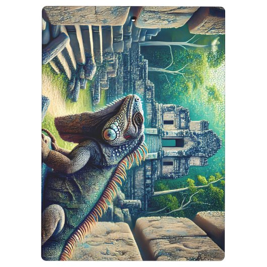 iguana klembord (Achterkant)