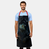 Iguana Kookschort – Cool in de Keuken Schort (Gedragen)