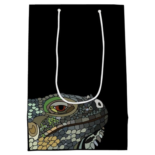 Iguana Lizard Animal Iguana Medium Cadeauzakje (Achterkant)