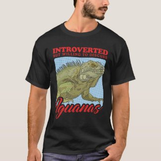 Iguana Lizard bespreekt leguanen T-shirt