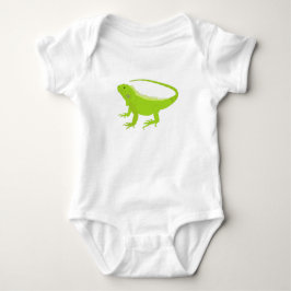 Iguana Lizard Illustration Romper