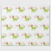 Iguana Lizard Partdens Animals met een partij Cadeaupapier (Vlak)
