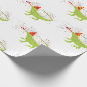 Iguana Lizard Partdens Animals met een partij Cadeaupapier (Hoek)