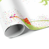 Iguana Lizard Partdens Animals met een partij Cadeaupapier (Rol Hoek)