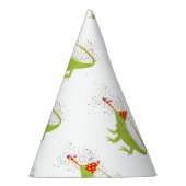 Iguana Lizard Partdens Animals met een partij Feesthoedjes (Rechts)