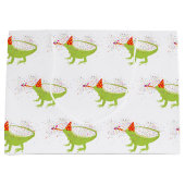 Iguana Lizard Partdens Animals met een partij Groot Cadeauzakje (Voorkant)