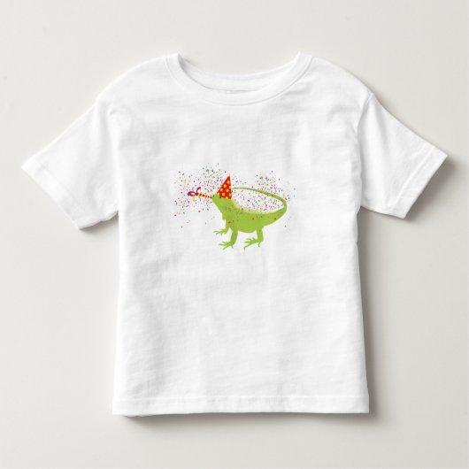 Iguana Lizard Partdens Animals met een partij Kinder Shirts (Voorkant)