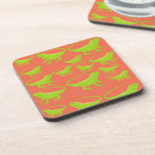Iguana Lizard Pattern Bier Onderzetter (Linkerzijde)