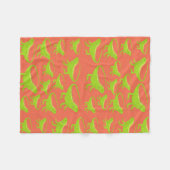 Iguana Lizard Pattern Fleece Deken (Voorkant (Horizontaal))