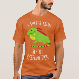 Iguana Lizard reptiel disfunctie T-shirt