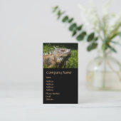 Iguana Lizard Visitekaartje (Staand voorkant)