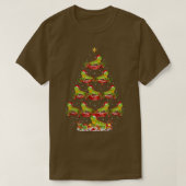 Iguana Lover Xmas Holiday Santa Iguana Kerstmis T-shirt (Design voorkant)