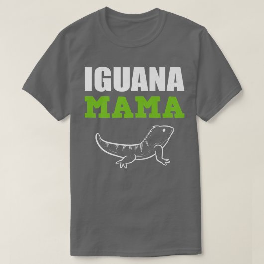 Iguana Mama Dierenverzorger T-shirt (Design voorkant)