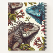  Iguana naadloos schilderen Notitieboek (Achterkant)