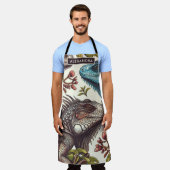  Iguana naadloos schilderen Schort (Gedragen)