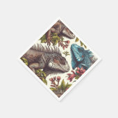 Iguana naadloos schilderen Servet (Hoek)