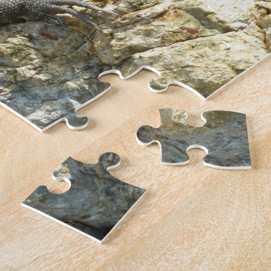 Iguana op de Rocks in St. Thomas Legpuzzel (Zijkant)