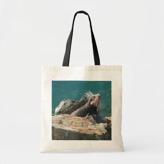 Iguana op St. Thomas Tote Bag (Voorkant)