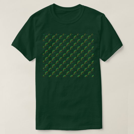Iguana Pattern T-shirt (Design voorkant)