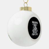 Iguana-peuterleven Keramische Bal Ornament (Links)