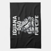 Iguana-peuterleven Theedoek (Verticaal)