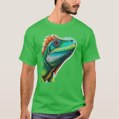 Iguana-portret T-shirt (Voorkant)