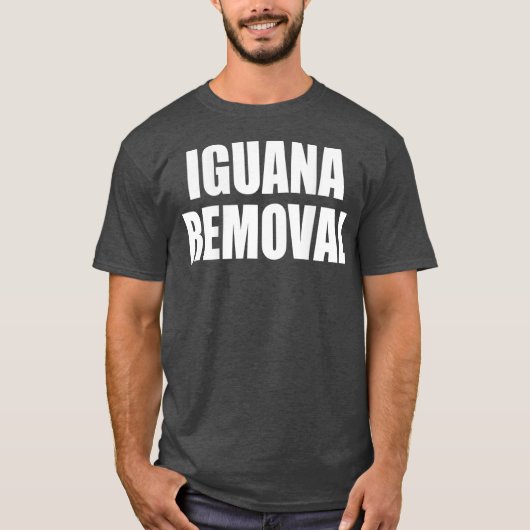 Iguana    RemovalDESIGN OP BACK T-shirt (Voorkant)