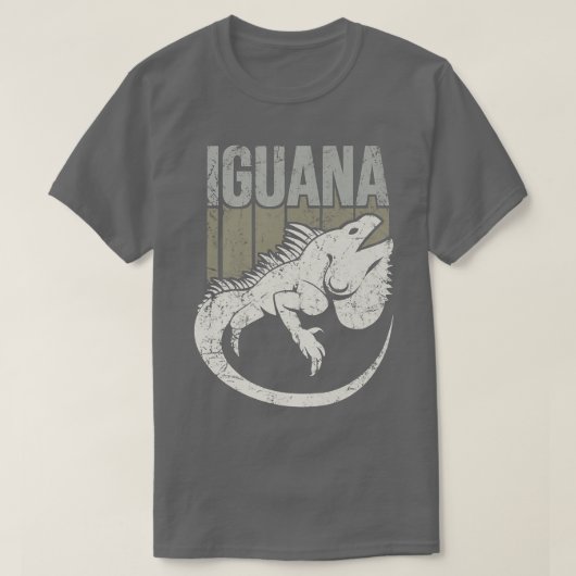 Iguana reptielvegetariër t-shirt (Design voorkant)