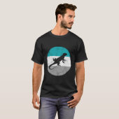 Iguana Retro hagedis cadeau voor mannen of jongens T-shirt (Voorkant volledig)