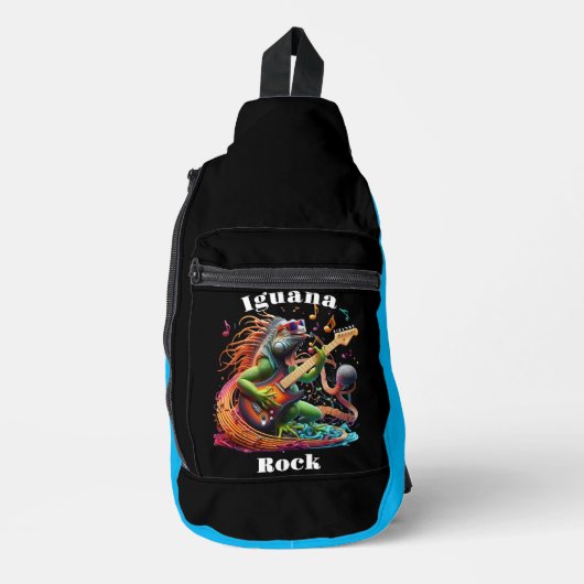 Iguana Rock Sling Bag (Voorkant)