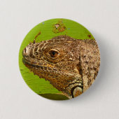 IGUANA RONDE BUTTON 5,7 CM (Voorkant)