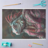 Iguana Roze Blauwgroen Meubels Decoupage Tissuepapier (Craft)