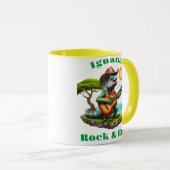 Iguana Serenading Swamp Dweller Rock Mok (Voorkant rechts)