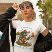 Iguana Serenading Swamp Dweller Rock & Roll T-shirt