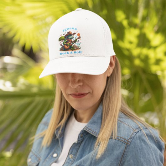 Iguana Serenading Swamp Dweller Rock & Roll Trucker Pet