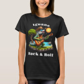 Iguana Serenading Swamp Dweller Rock T-shirt (Voorkant)